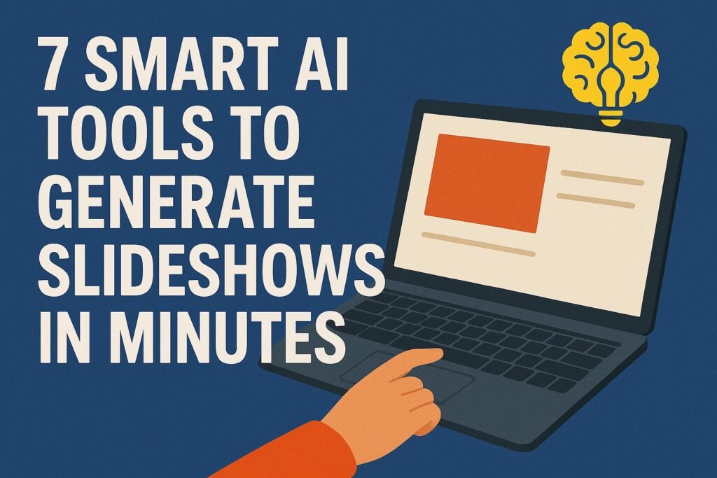 7 Smart AI Tools to Generate Slideshows in Minutes